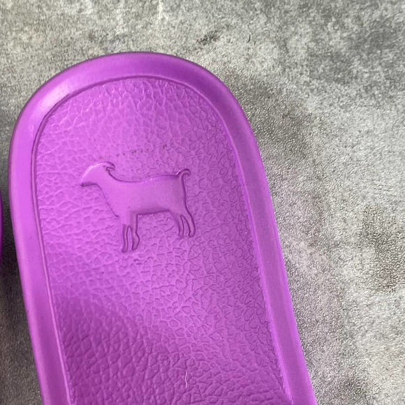 Goats Women's Purple Floral-Print The Slide W Round-Toe Slide Sandals SZ 5 - Picture 6 of 12